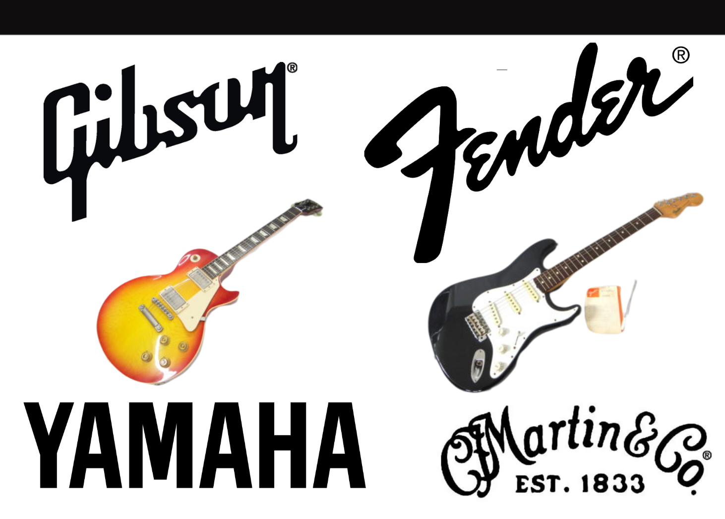 ギターはいくらで売れる？メーカー別買取相場解説