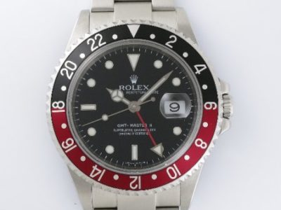 ロレックスGMTマスターⅡ 赤×黒ベゼル 16710