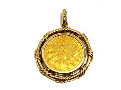 K18 K24 ハーモニー金貨 ペンダントトップ