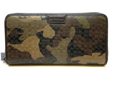 コーチ 長財布 カモフラージュ