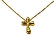 ティファニー エルサペレッティ クロス K18 ネックレス