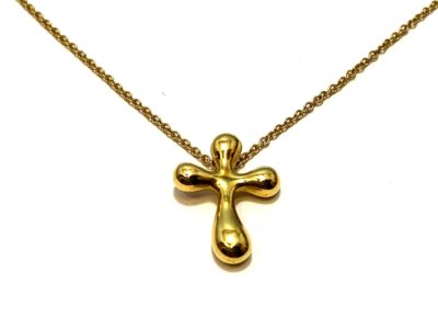 ティファニー エルサペレッティ クロス K18 ネックレス