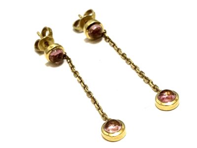 グッチ チェーンピアス 750YG