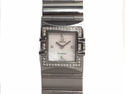 OMEGA オメガ クアドラ カレ ダイヤベゼル 1528.36