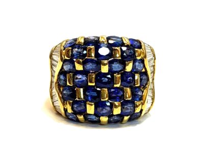 K18 サファイアリング