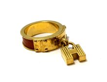 エルメス スカーフリング ケリー Hモチーフ カデナ