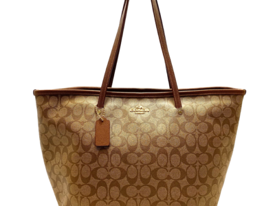 コーチ シグネチャー PVC トートバッグ