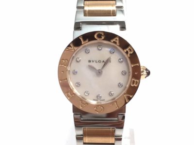 ブルガリ ブルガリ･ブルガリ SS/K18PG シェル 12Pダイヤ BBLP26SG