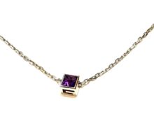 グッチ ネックレス 750WG アメジスト