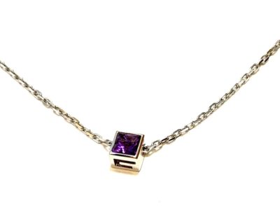 グッチ ネックレス 750WG アメジスト