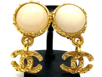 シャネル イヤリング フェイクパール ココマーク