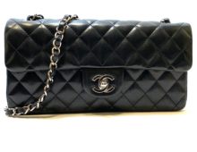 シャネル チェーンショルダー マトラッセ ラムスキン